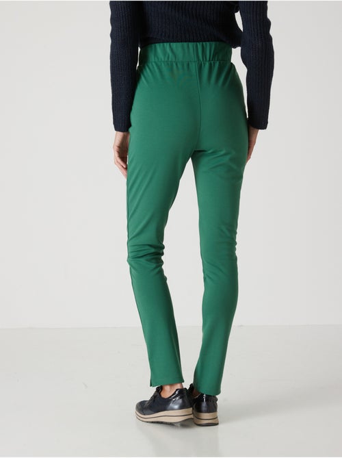 Pantalon droit élastiqué en maille milan - DAXON - Kiabi