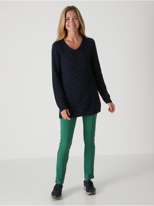Pantalon droit élastiqué en maille milan - DAXON - Kiabi