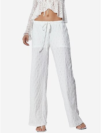 Pantalon droit en coton pour femme busem