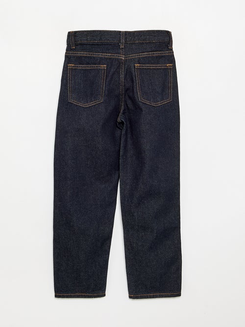 Pantalon droit en denim - Kiabi