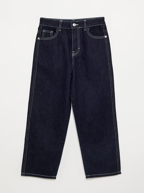 Pantalon droit en denim - Kiabi Pantalon droit en denim - Kiabi
