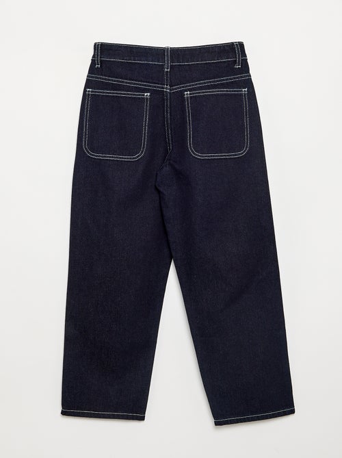 Pantalon droit en denim - Kiabi Pantalon droit en denim - Kiabi