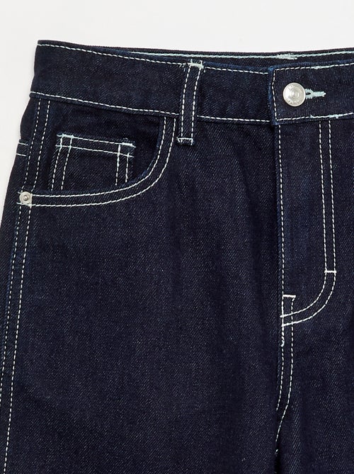 Pantalon droit en denim - Kiabi Pantalon droit en denim - Kiabi