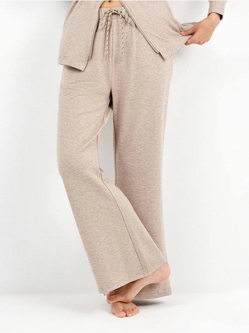 Pantalon droit en molleton - Kiabi Pantalon droit en molleton - Kiabi