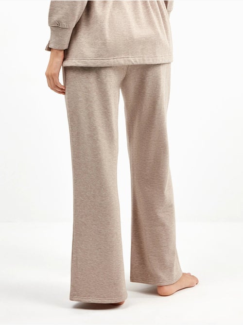 Pantalon droit en molleton - Kiabi Pantalon droit en molleton - Kiabi