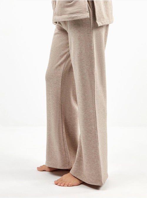 Pantalon droit en molleton - Kiabi Pantalon droit en molleton - Kiabi