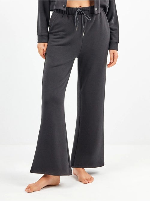 Pantalon droit en molleton - Kiabi Pantalon droit en molleton - Kiabi