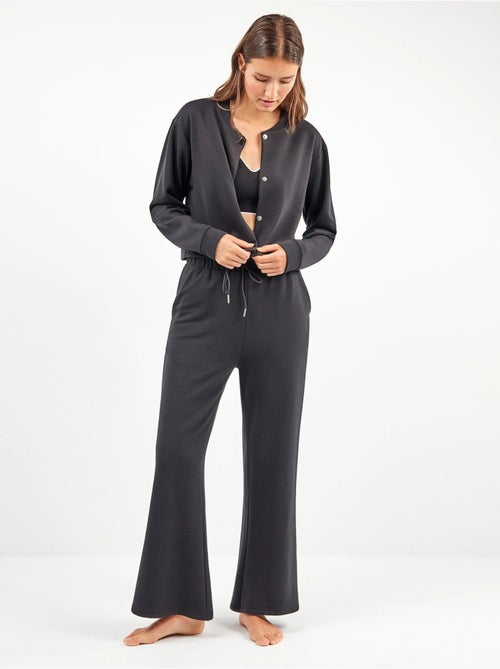 Pantalon droit en molleton - Kiabi Pantalon droit en molleton - Kiabi
