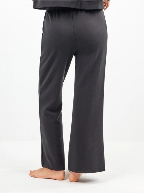 Pantalon droit en molleton - Kiabi Pantalon droit en molleton - Kiabi