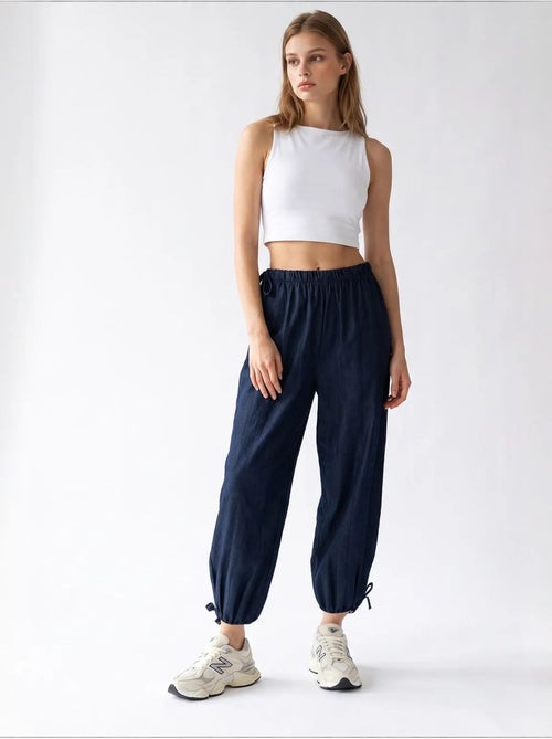 Pantalon droit en tencel mixray - Kiabi Pantalon droit en tencel mixray - Kiabi