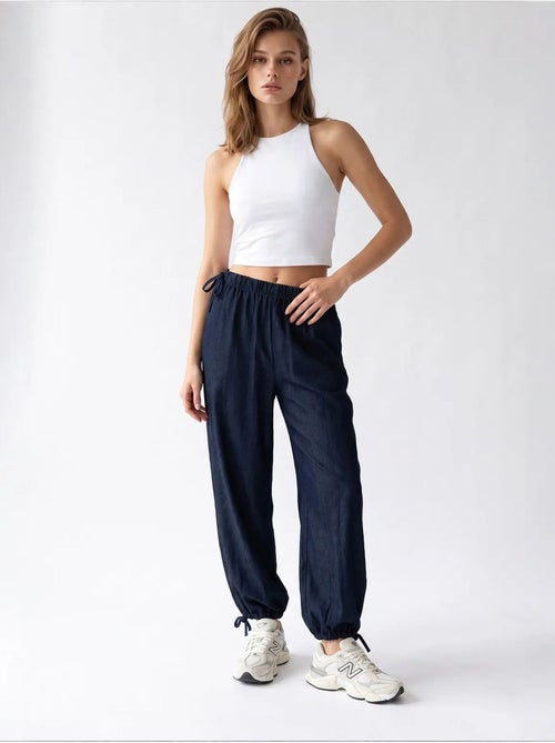 Pantalon droit en tencel mixray - Kiabi Pantalon droit en tencel mixray - Kiabi