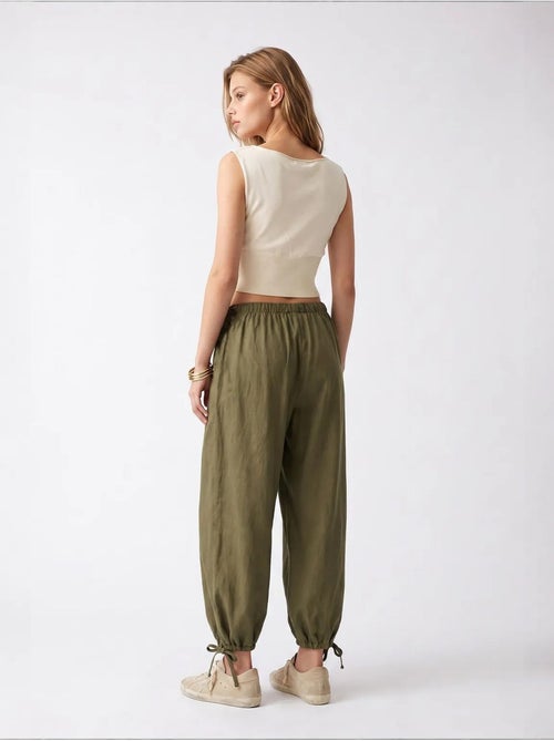Pantalon droit en tencel mixray - Kiabi Pantalon droit en tencel mixray - Kiabi