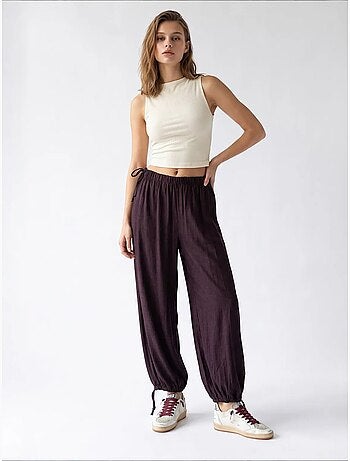 Pantalon droit en tencel mixray