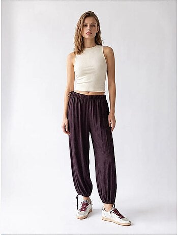 Pantalon droit en tencel mixray
