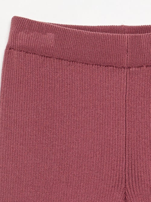 Pantalon droit en tricot uni - Kiabi Pantalon droit en tricot uni - Kiabi