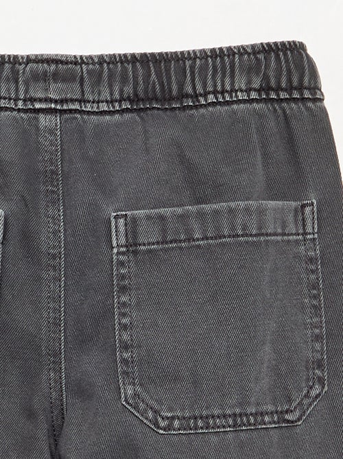Pantalon droit en twill - coupe ajustée - Kiabi