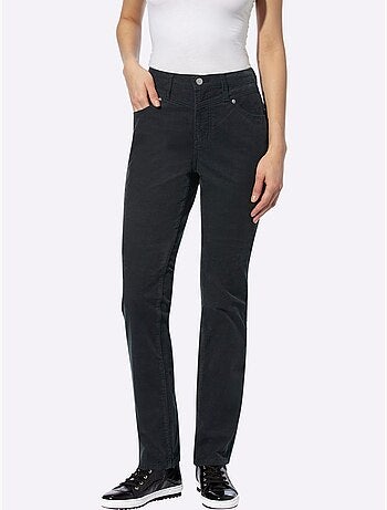 Pantalon velours - taille courte - helline