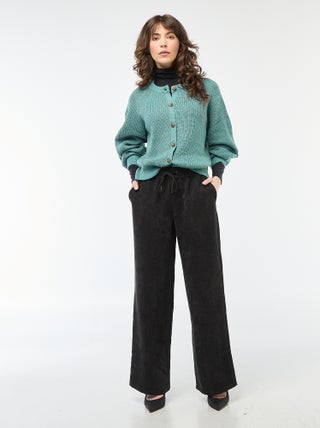 Pantalon droit en velours 'JDY'