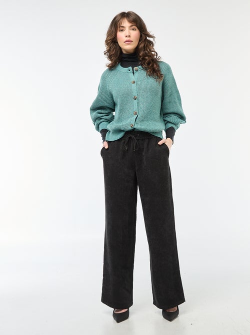 Pantalon droit en velours 'JDY' - Kiabi