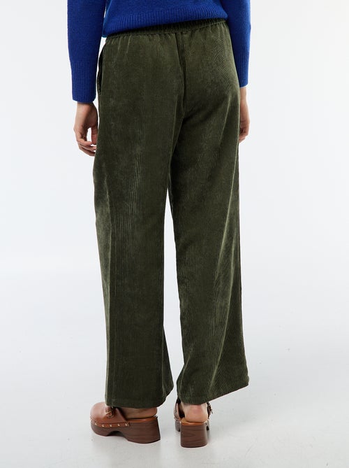 Pantalon droit en velours 'JDY' - Kiabi