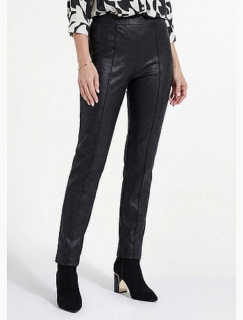Pantalon droit enduit, semi-élastiqué - Afibel