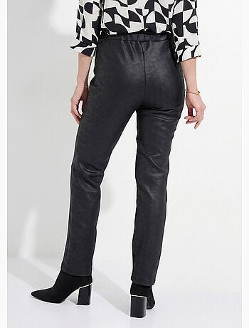 Pantalon droit enduit, semi-élastiqué - Afibel