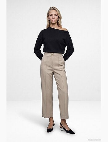 Pantalon droit femme dilvin