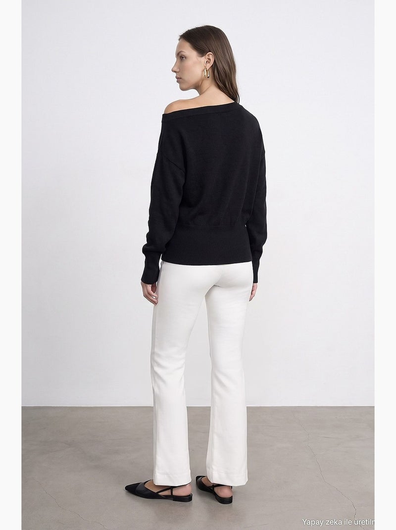 Pantalon droit femme dilvin Blanc - Kiabi