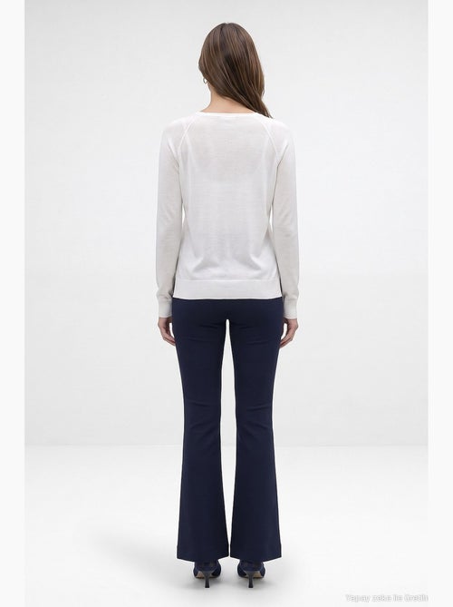 Pantalon droit femme dilvin - Kiabi Pantalon droit femme dilvin - Kiabi