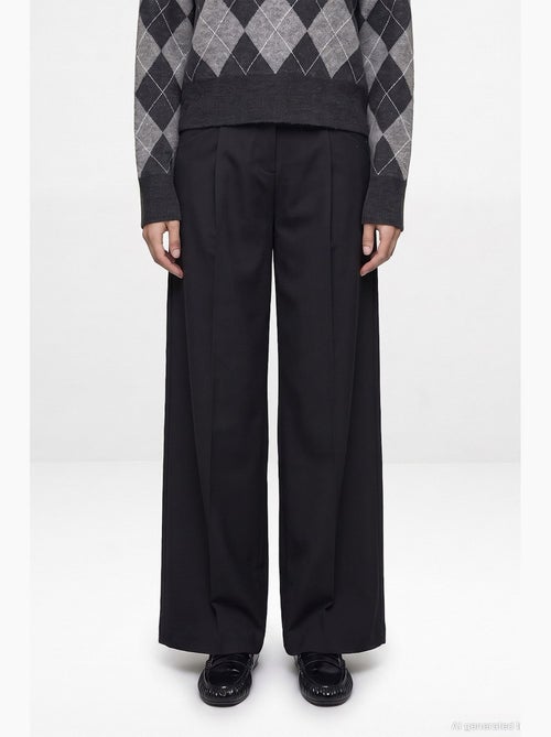 Pantalon droit femme dilvin - Kiabi Pantalon droit femme dilvin - Kiabi