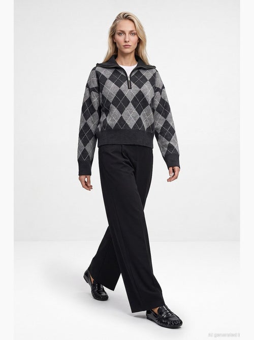 Pantalon droit femme dilvin - Kiabi Pantalon droit femme dilvin - Kiabi