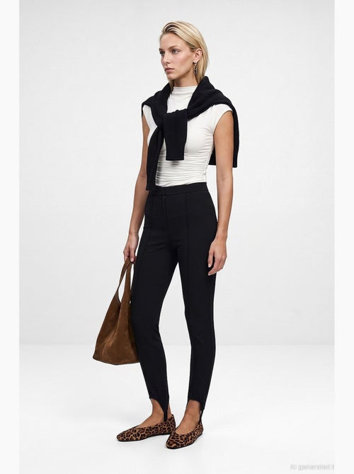 Pantalon droit femme dilvin - Kiabi Pantalon droit femme dilvin - Kiabi