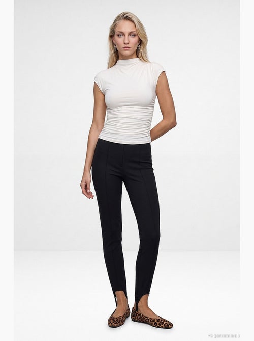 Pantalon droit femme dilvin - Kiabi Pantalon droit femme dilvin - Kiabi