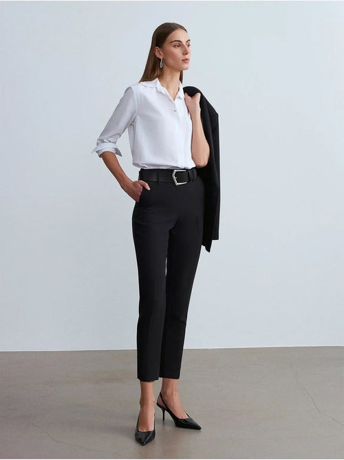 Pantalon droit femme dilvin - Kiabi Pantalon droit femme dilvin - Kiabi