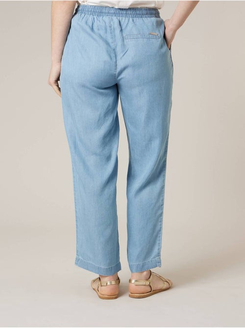 Pantalon droit femme en lyocell 'Deeluxe' - Kiabi