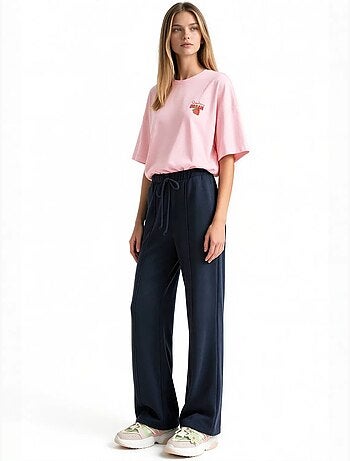 Pantalon droit femme en mélange de modal busem