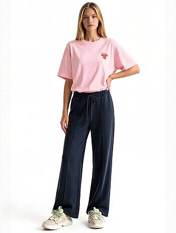 Pantalon droit femme en mélange de modal busem
