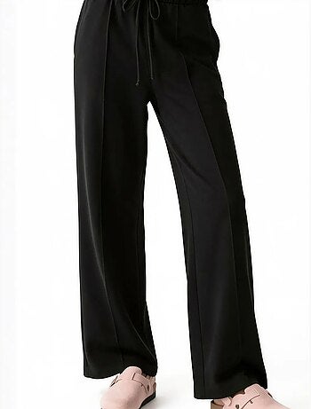 Pantalon droit femme en mélange de modal busem