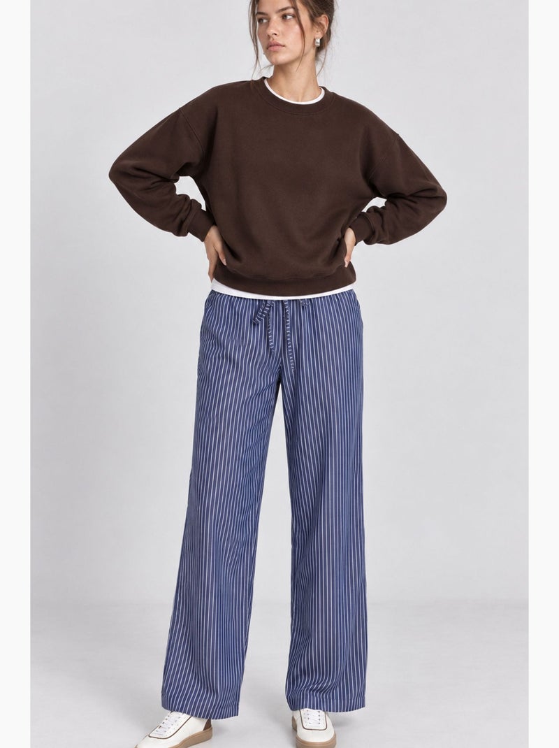 Pantalon droit femme istanbul Bleu - Kiabi