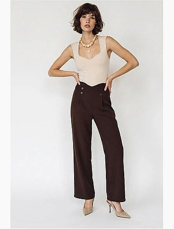 Pantalon droit femme lucci