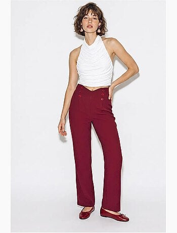 Pantalon droit femme lucci