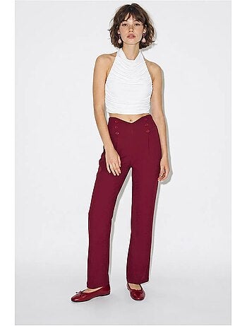 Pantalon droit femme lucci