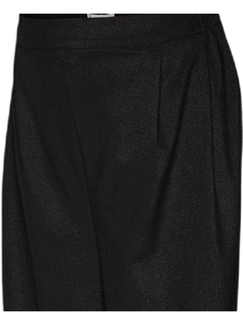 Pantalon Droit Femme Mamalicious Glitter Noir - Kiabi