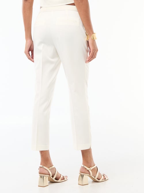 Pantalon droit femme taille standard - Kiabi