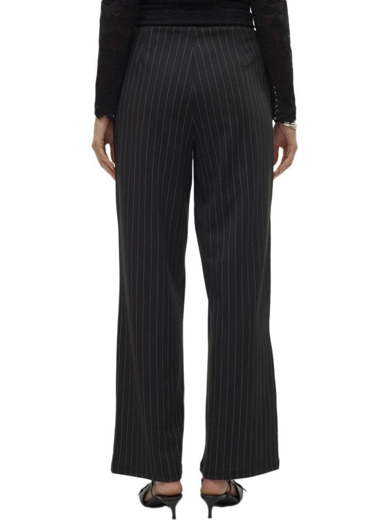 Pantalon Droit Femme Vero Moda Noir - Kiabi