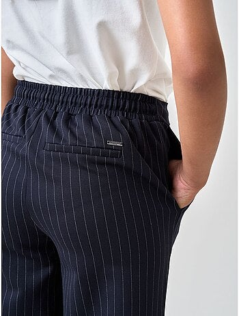 Pantalon droit fille à rayures 'deeluxe'