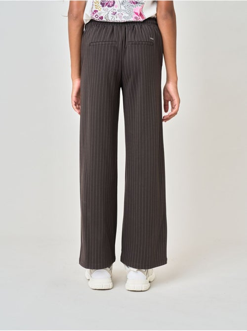 Pantalon droit fille à rayures 'deeluxe' - Kiabi