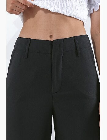 Pantalon droit fluide ceinturé hiccup