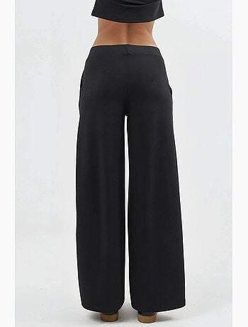 Pantalon droit long à taille élastique busem