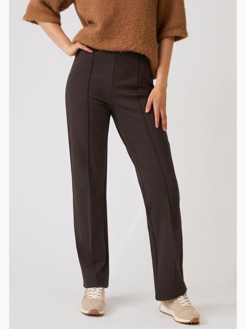 Pantalon droit maille milano perfect fit by damart - damart - Kiabi